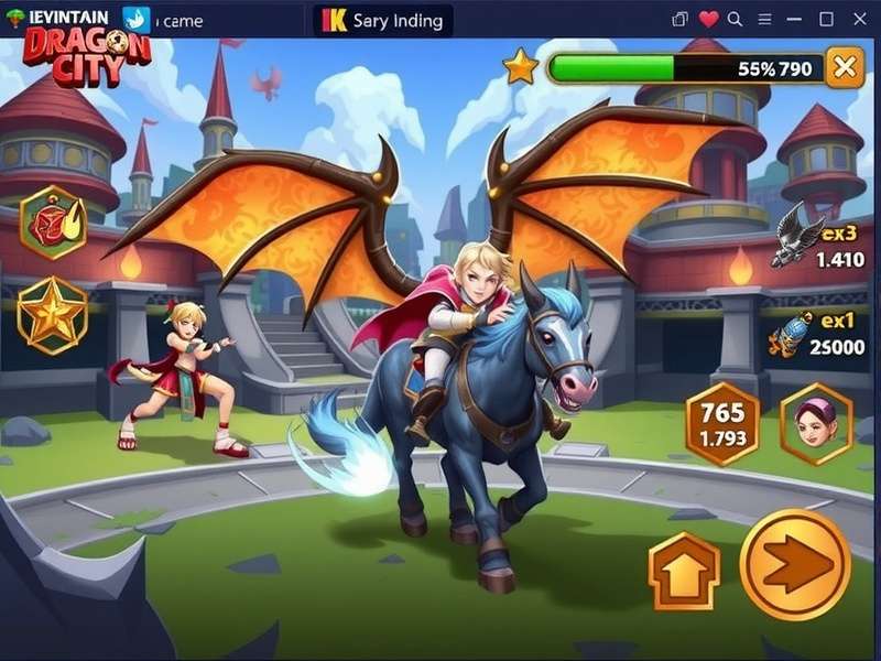 Heroic Race Interface in Dragon City showing lap progression and tasks