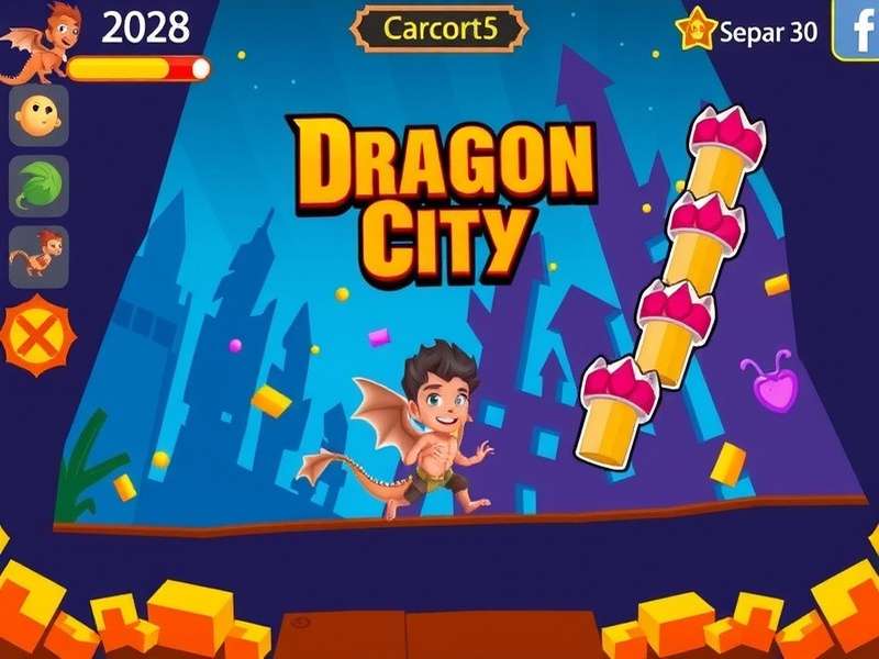 Dragon City Hack Visual Guide showing gems and dragons