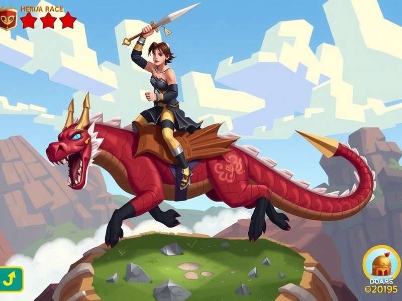 Heroic Race strategy chart showing optimal gem usage by lap