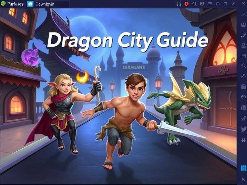 Dragon City Heroic Race gameplay screenshot showing dragons racing on tracks