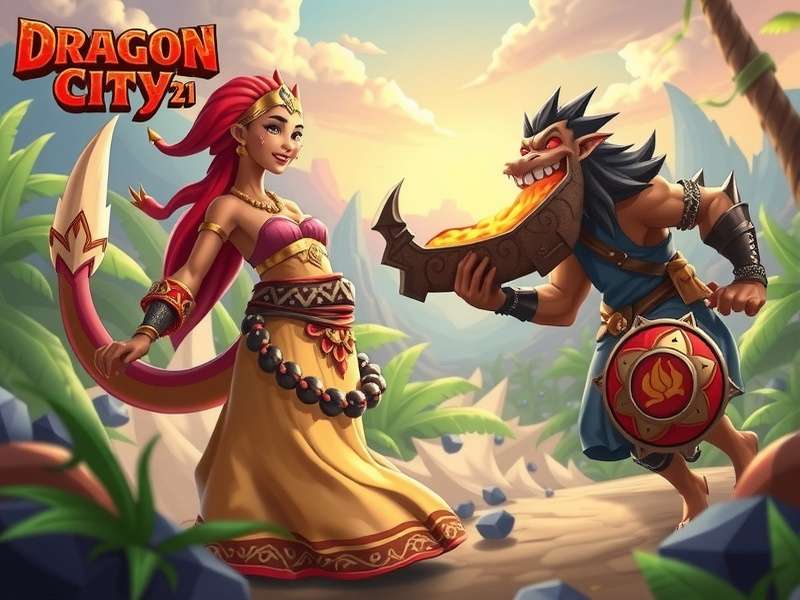 Dragon City farms with various food types growing