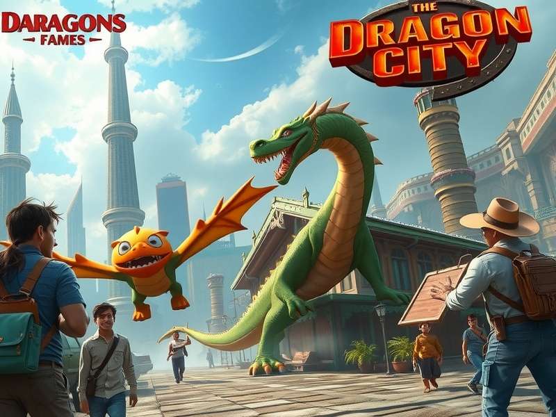 Dragon City Game Interface on Mobile Phone