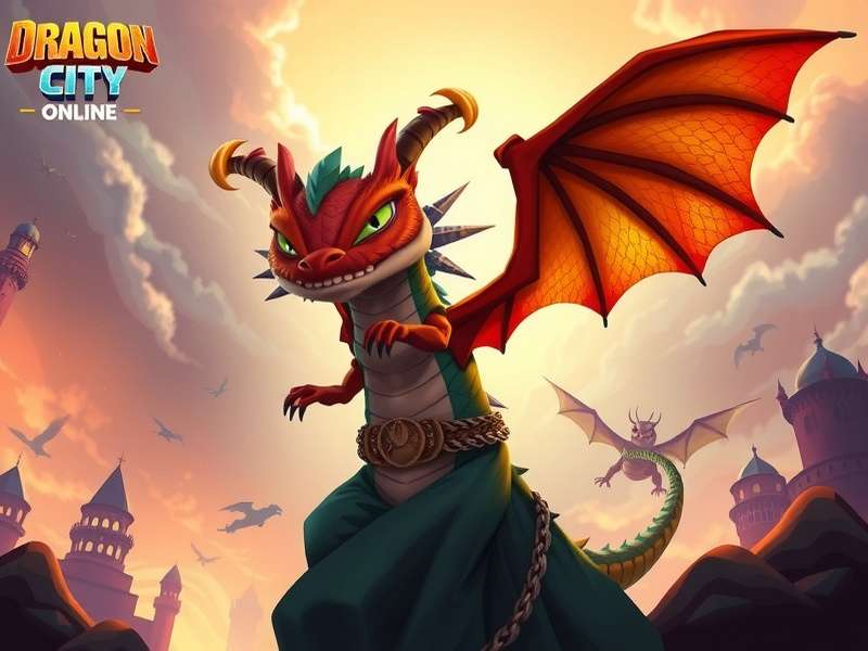 Dragon City online gameplay screenshot showing dragon breeding and habitats