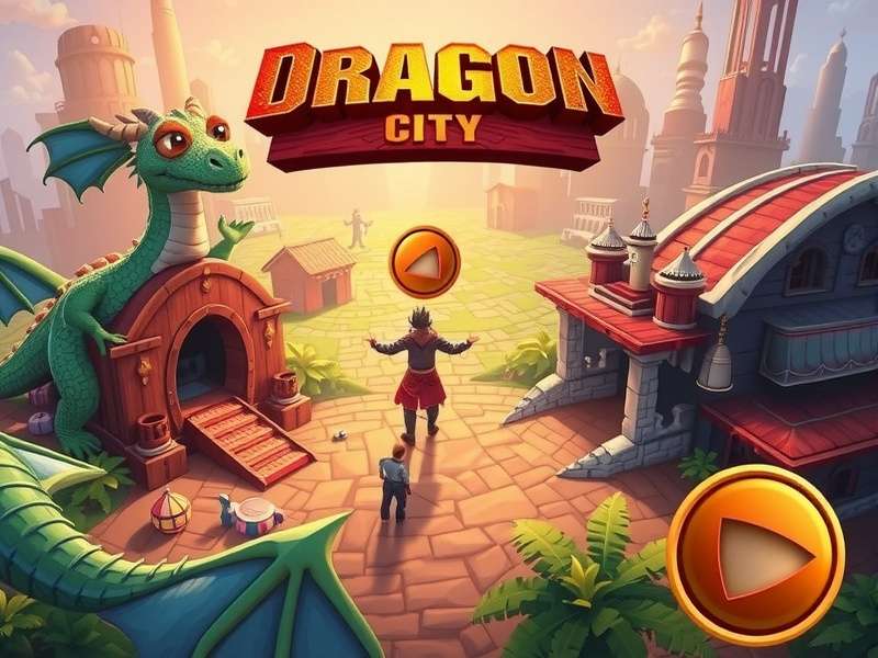 Dragon City gameplay on PC screen