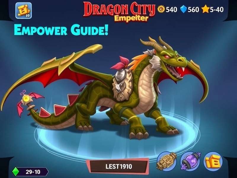 Flowchart showing Dragon City empowerment strategy decision process