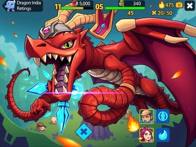 Dragon City Heroic Race Interface Screenshot