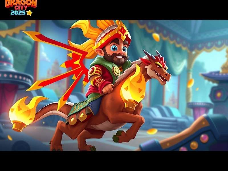 Epic Heroic Dragon in Dragon City 2025 concept art