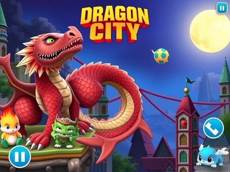 Dragon City Mod APK 2025 Gameplay Interface