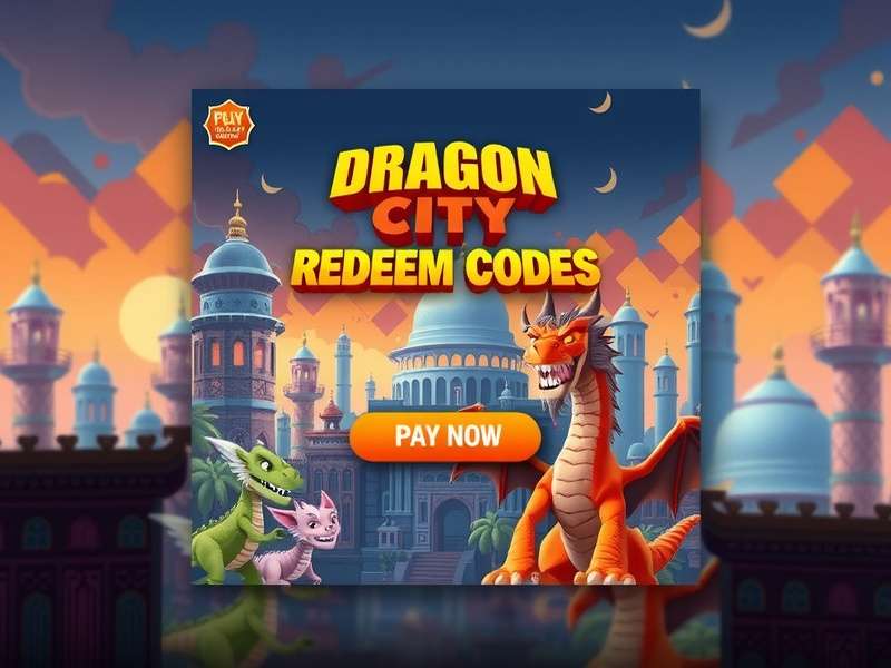 Step-by-step visual guide on how to redeem codes in Dragon City game interface
