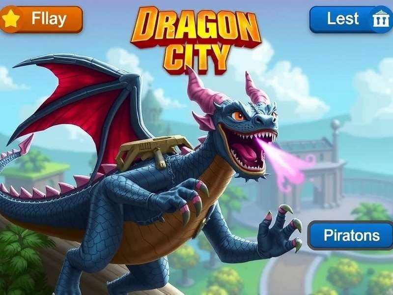 Dragon City 2025 MOD APK interface showing unlimited gems and food