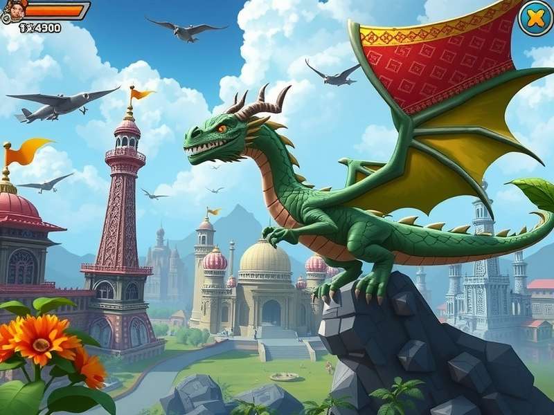 Dragon City Facebook Social Gameplay Interface showing friends list and dragon trading