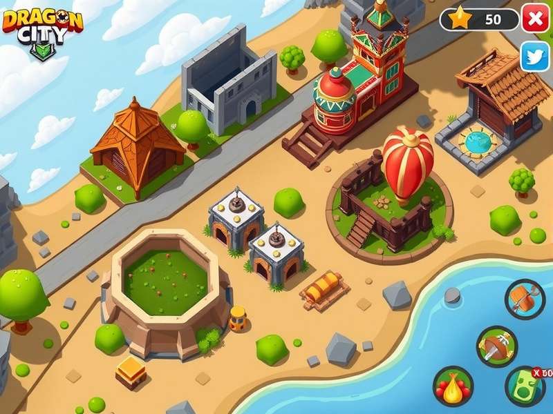 Dragon City Food Farming Guide 2025 showing various food farms and dragons