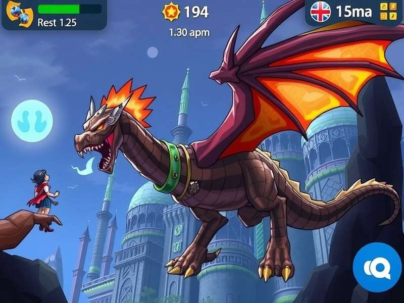 Dragon City gameplay interface showing breeding mountain and dragon collection for Indian players