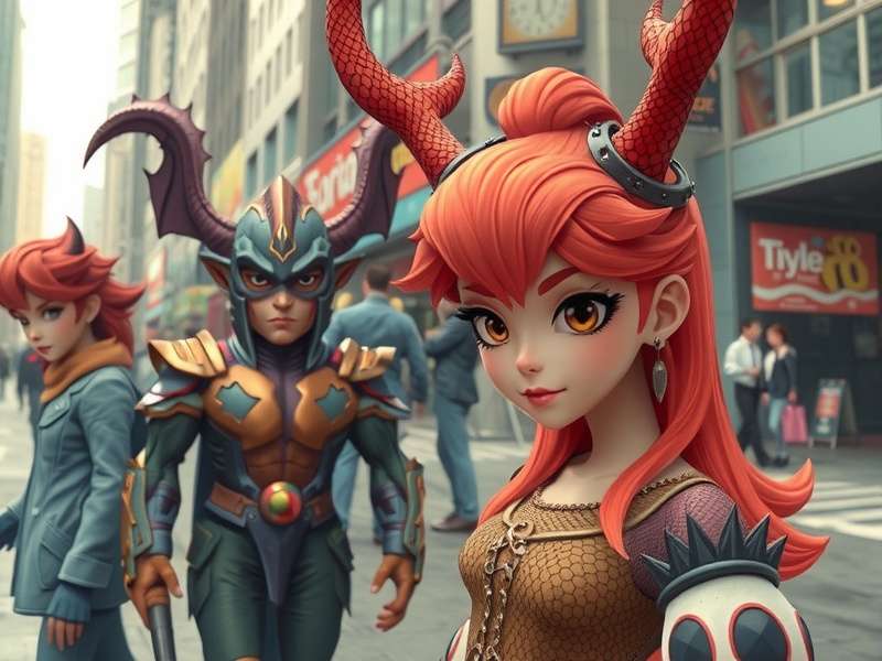 Rare Dragon City Wig showcase on High Eternal Dragon