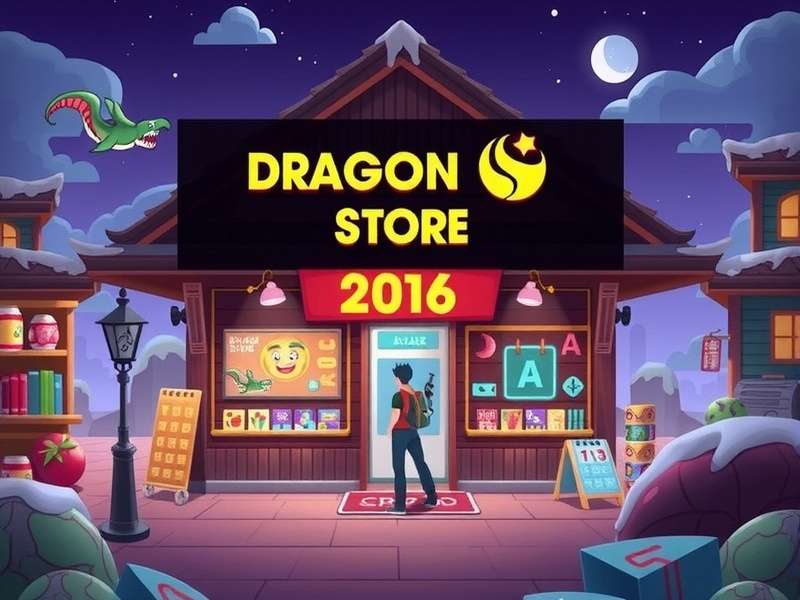 Dragon Store interface showing rare dragons and items