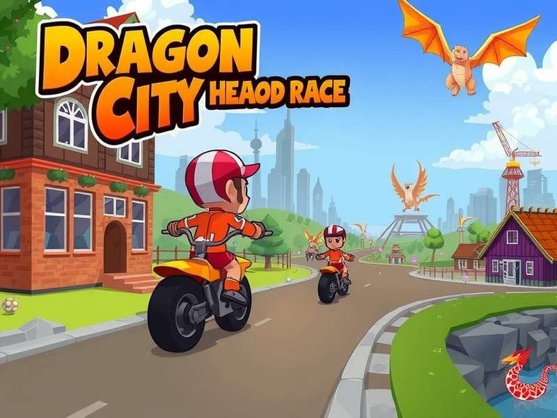 Dragon City Heroic Race 2025 Visual Guide showing dragons and tracks
