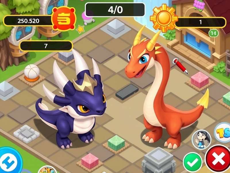 Dragon City Breeding Sanctuary with multiple dragon habitats