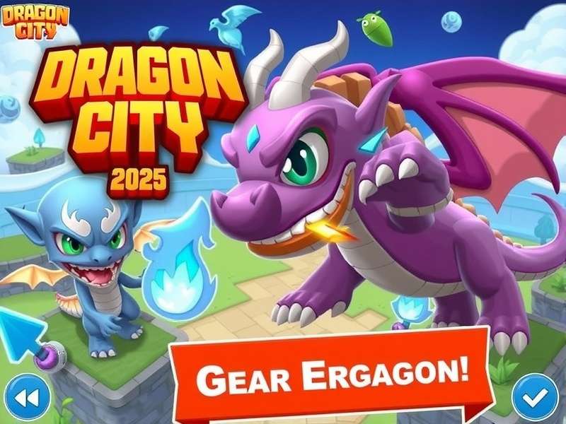 Dragon City 2025 Mod Apk gameplay showcase with unlimited gems and exclusive dragons